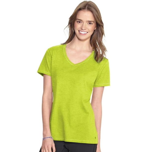 Champion Womens Jersey V-Neck T-Shirt Champion Womens Jersey V-Neck T-Shirt